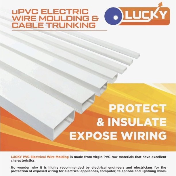 uPVC Electric Wire Moulding & Cable Trunking Shopee Philippines