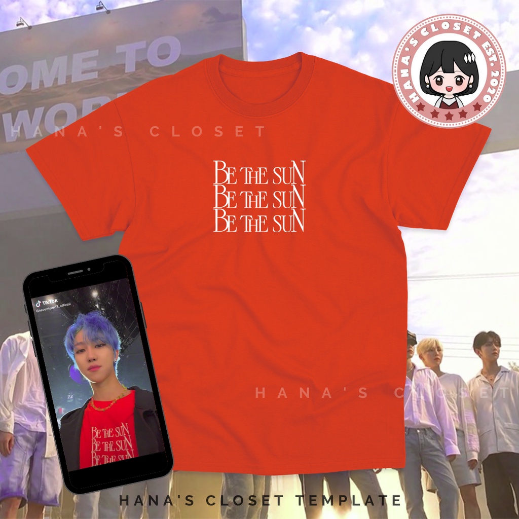 BE THE SUN - Seventeen World Tour Concert Inspired T Shirt (2)