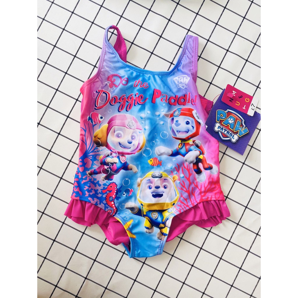 paw patrol 2 piece swimsuit