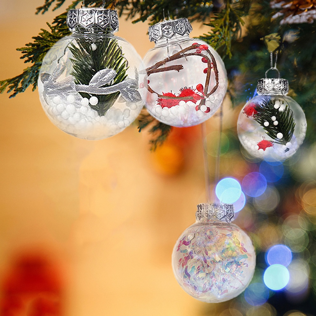 [EPAY] 12pcs Christmas Balls Home Decor Party Supplies Pendant 6cm