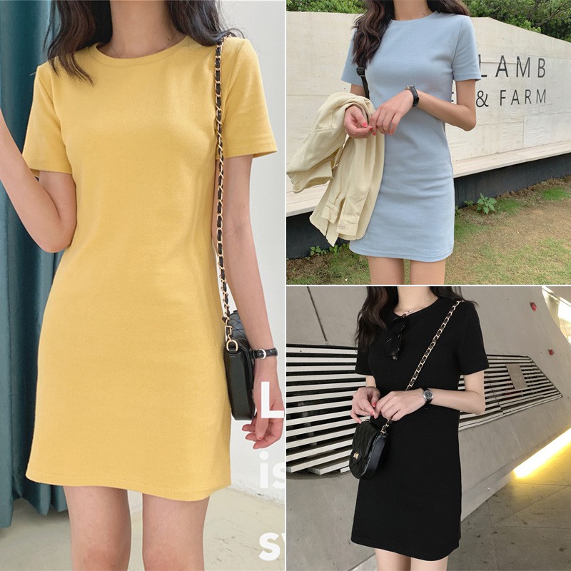 t shirt dress shopee