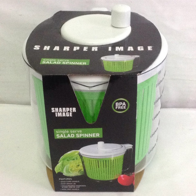 Sharper Image Single Server Salad Spinner 