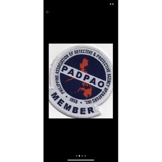 PADPAO Patches woven finely embroidered (not printed) #1