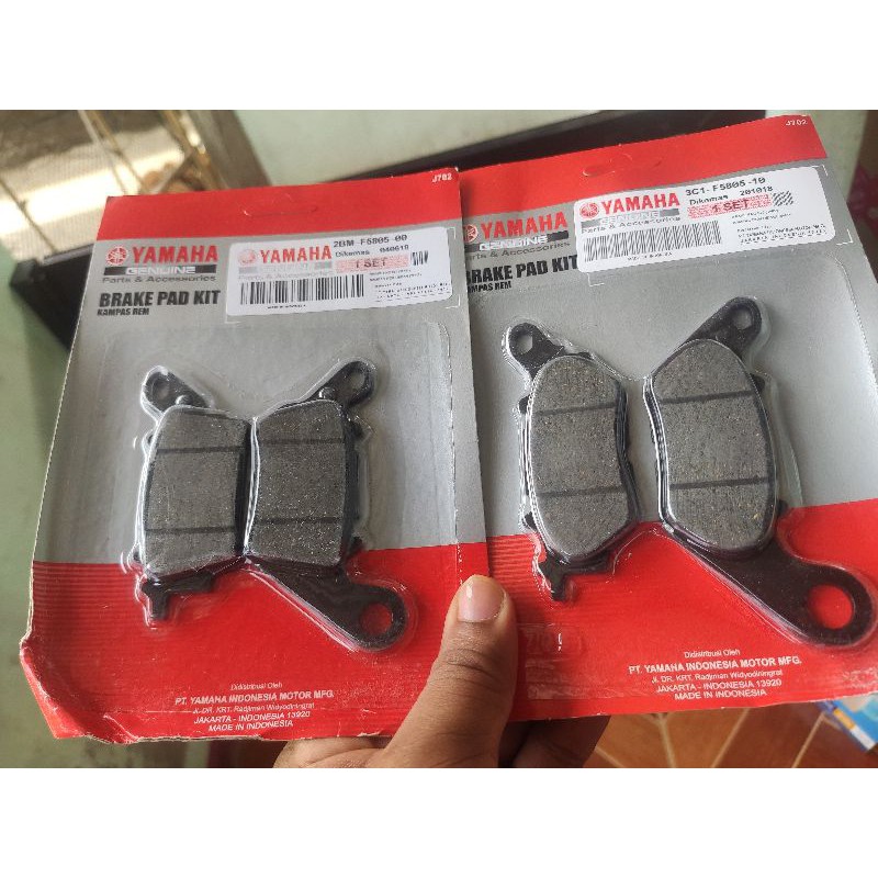 NMAX Original Brakepad Yamaha Genuine rear/front Shopee Philippines