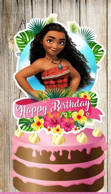 Moana Cake Topper Decoration Moana Shopee Philippines