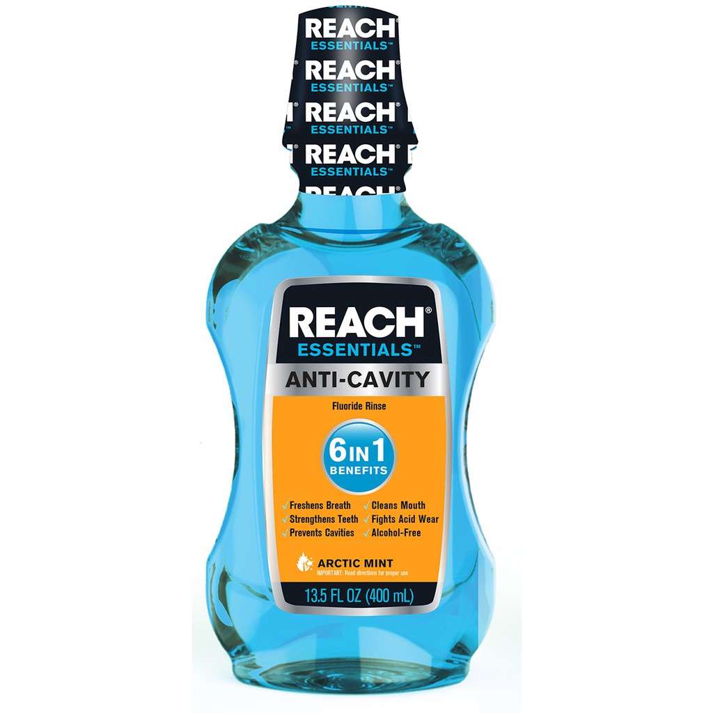 REACH Essentials AntiCavity 6 In 1 Benefits Mouthwash Shopee Philippines