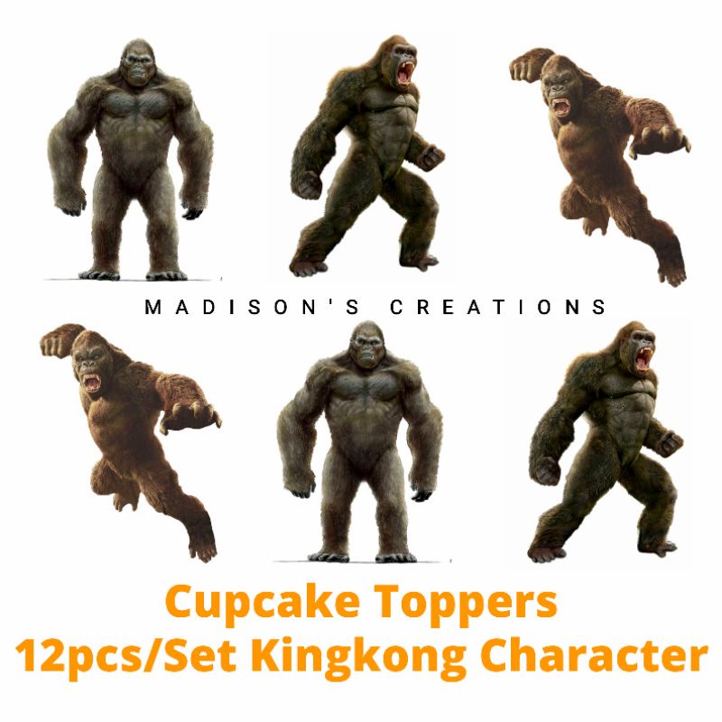King Kong Cake Toppers Big Personalize High Quality Shopee Philippines