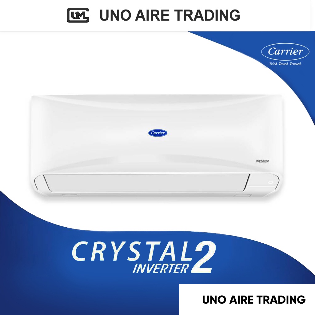 CARRIER Aircon Unit Inverter CRYSTAL 2 1.5 HP [BRAND NEW] [READYTO