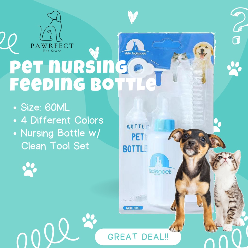 Pet Puppy Kitten Nursing Bottle Feeding Bottle(60ML/150ML) | Shopee