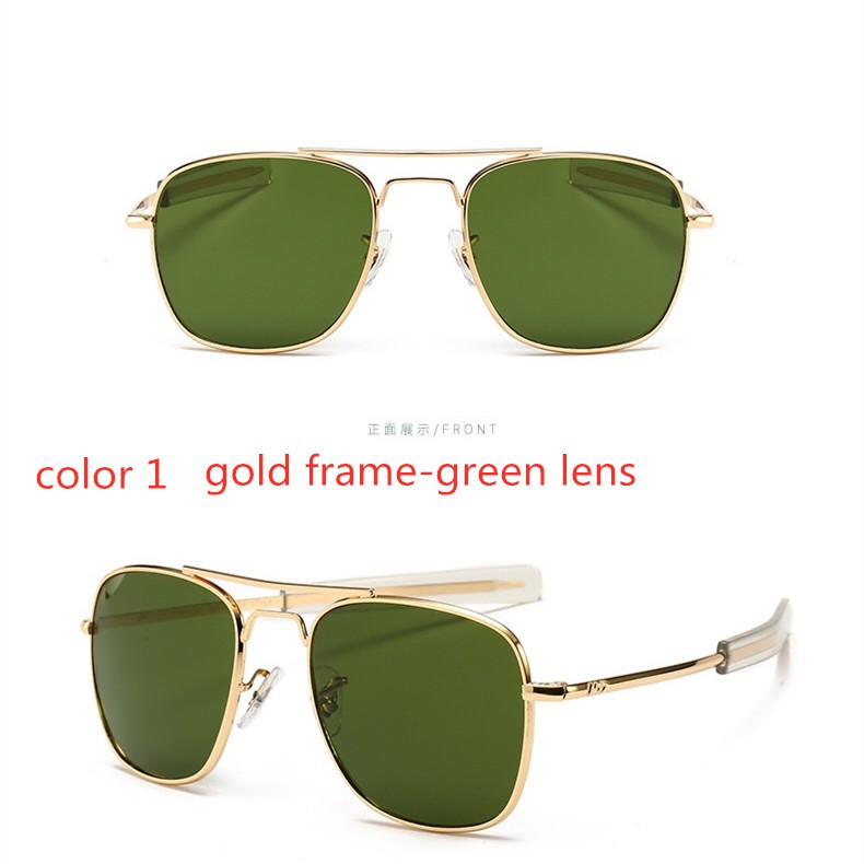 AMERICAN OPTICAL classic vintage aviator glass sunglasses square frame  travel driving glasses AO | Shopee Philippines