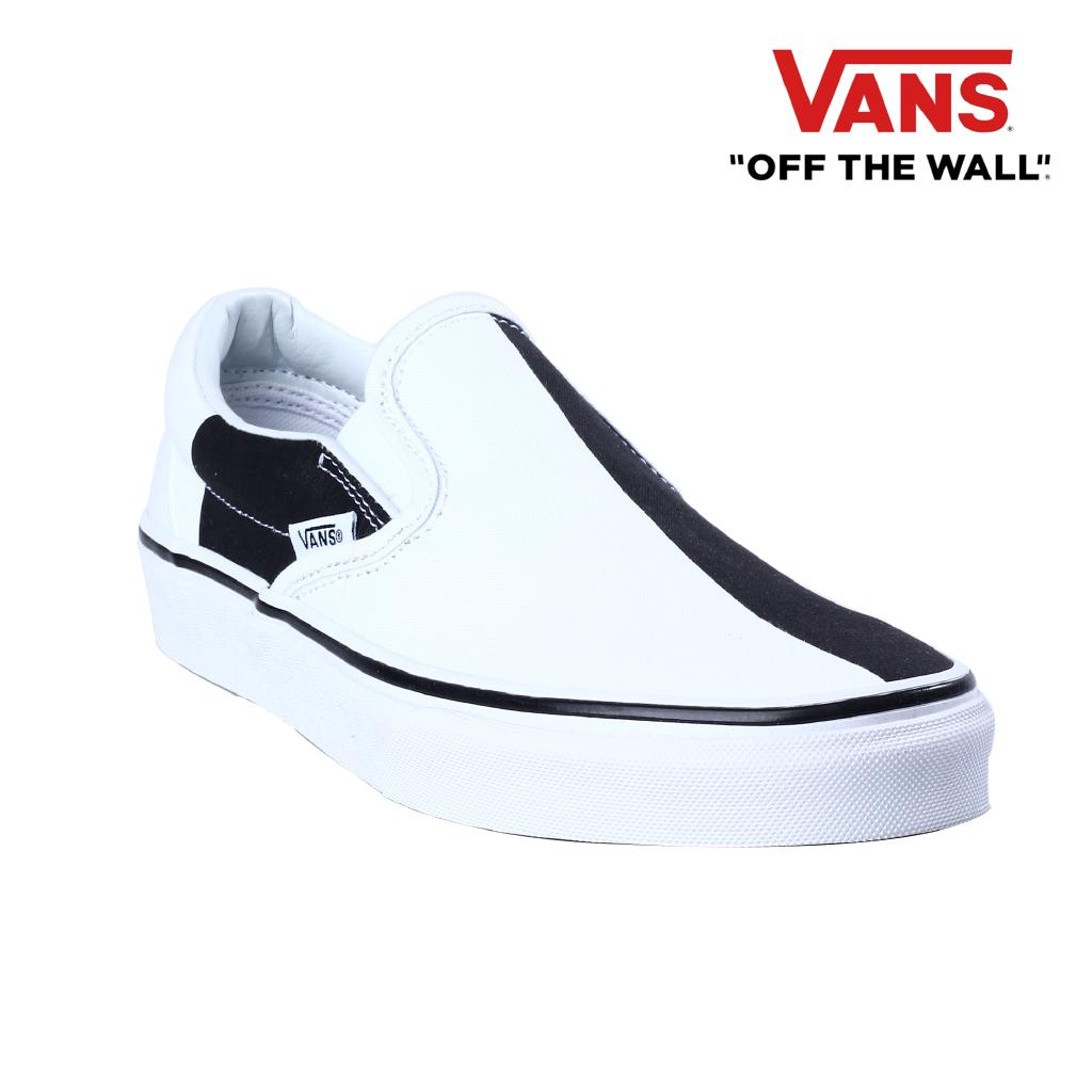 vans mega checker slip on