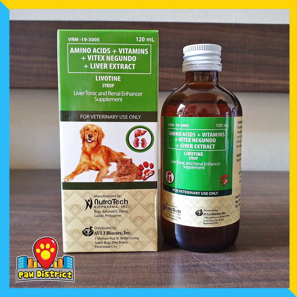 Livotine Syrup 120ml - Liver Tonic and Renal Enhancer Supplement for ...