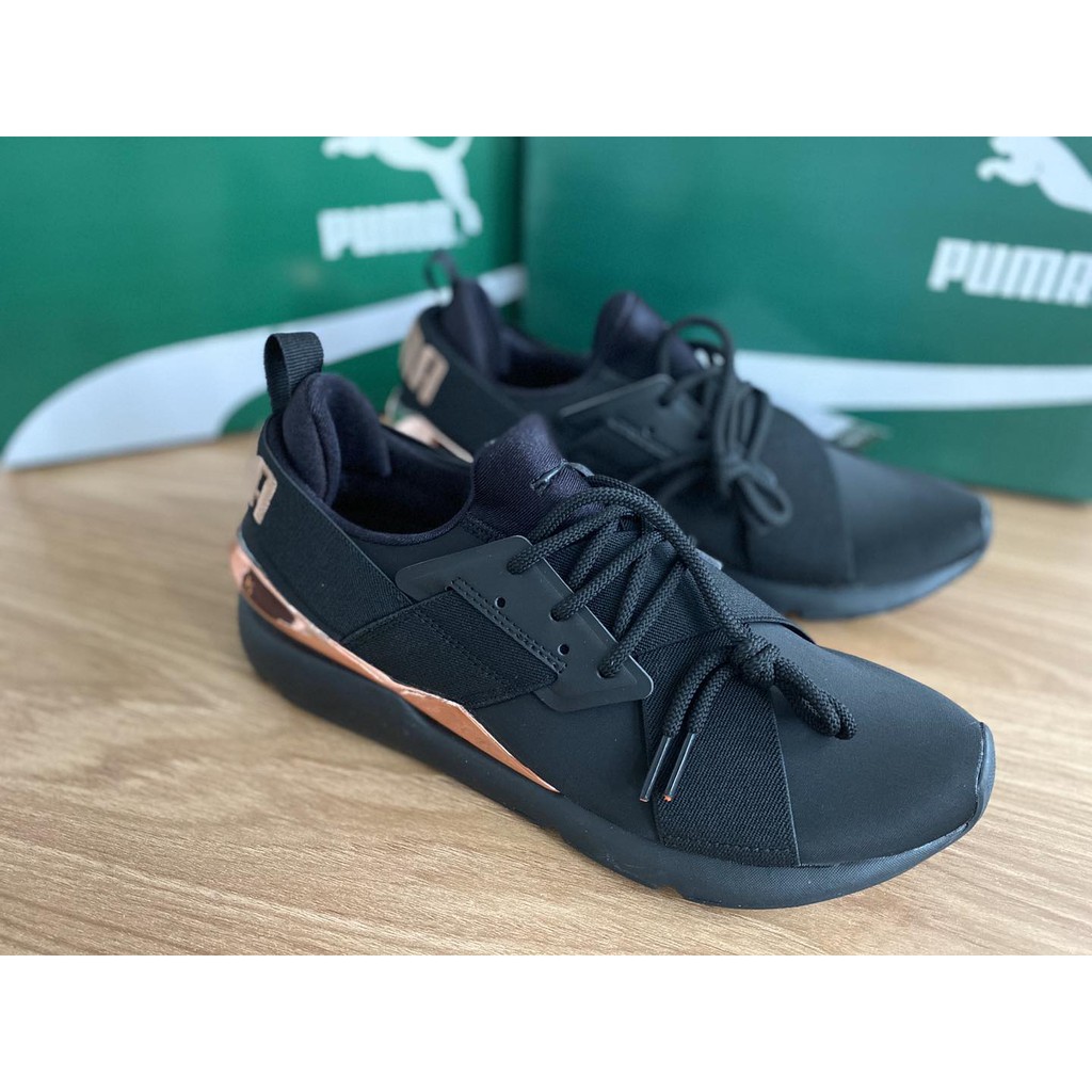 puma muse satin rose gold