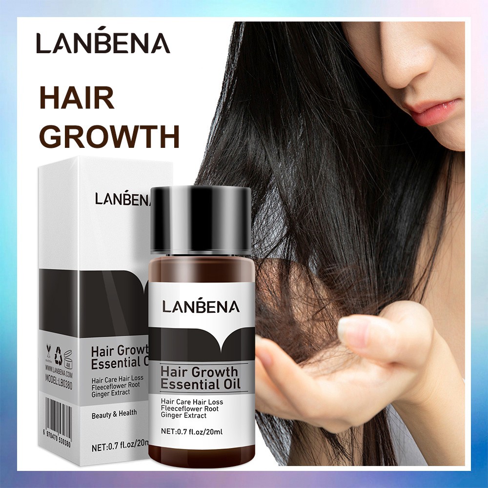 LANBENA hair growth essential oil Accelerate Hair Growth prevent hair loss  hair growth 20ml | Shopee Philippines