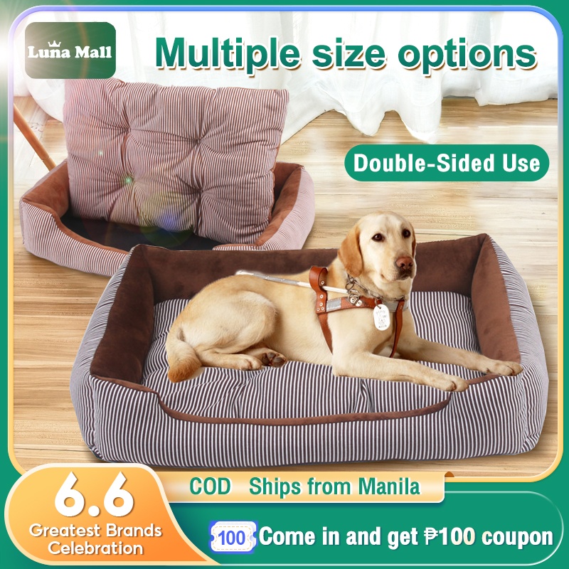 Large Dog Bed Washable Pet Bed with Cotton Cushion XXL Sleeping Bed Dog Bed  Pet Dog Bed Puppy Bed | Shopee Philippines