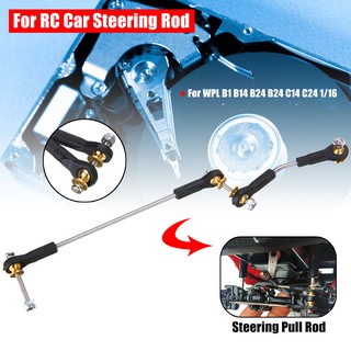 Details about   RC Car Steering Pull Rod Upgrade Part Kit For WPL B1 B14 B24 B24 C14 C24 1/16 #