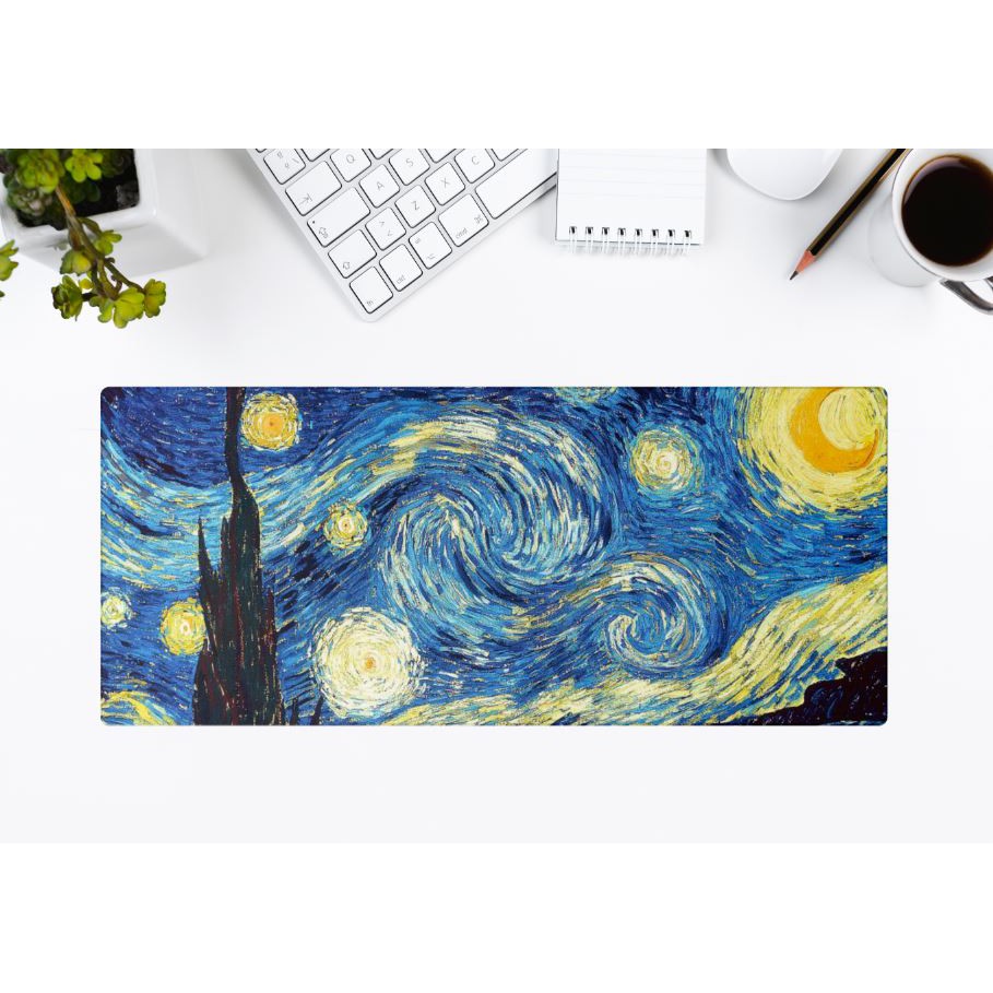 Starry Night Custom Printed Large Extended Mousepad Gaming Mousepad ...