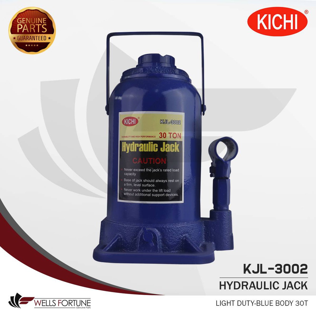 KICHI HYDRAULIC JACK FLOOR JACK BOTTLED JACK LIGHT DUTY BLUE BODY 30