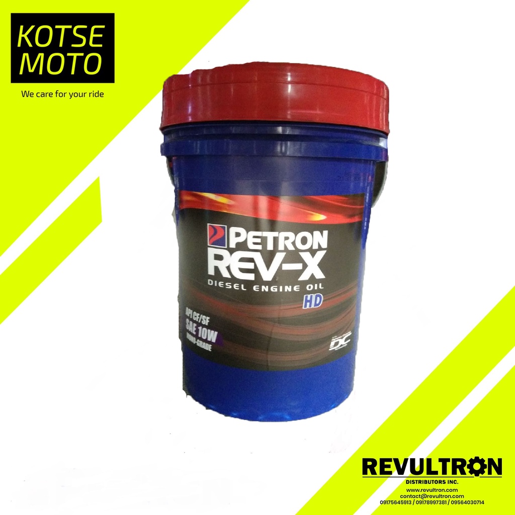 Petron Revx HD Sae 10 Pail 18 Liters Shopee Philippines