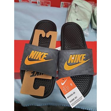 nike benassi jdi slide orange