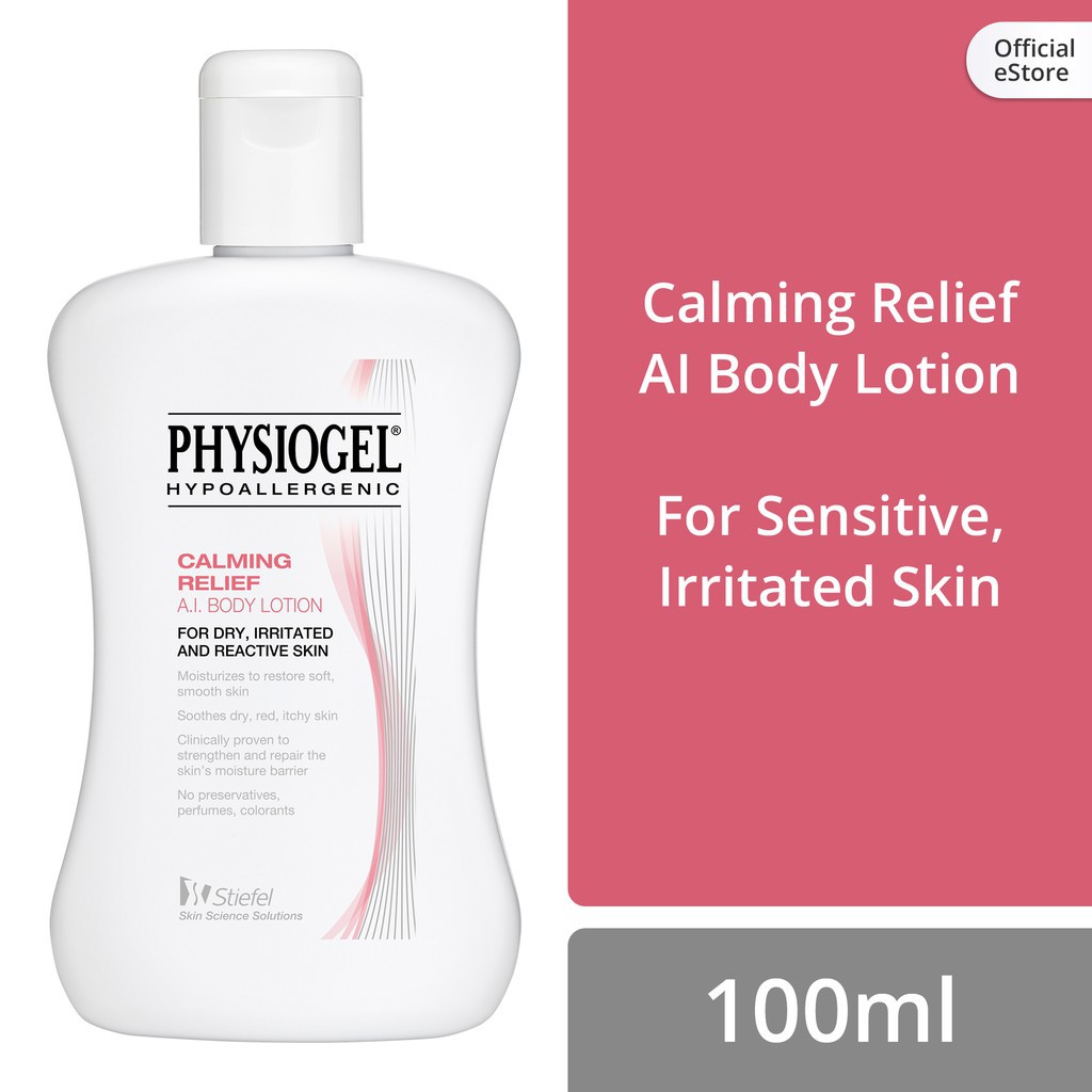 Physiogel Hypoallergenic Calming Relief AI Body Lotion 100ml Shopee