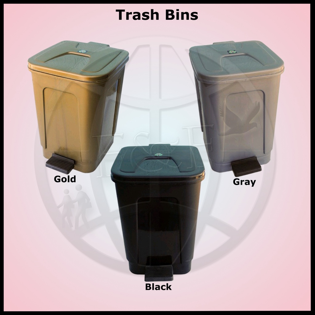 16L Trash bin with pedal Shopee Philippines