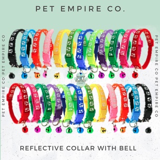 Pet Collar Dog Collar Cat Paw Collar With Bell Safety Buckle Neck for Puppy and Kitty Accessories HQ