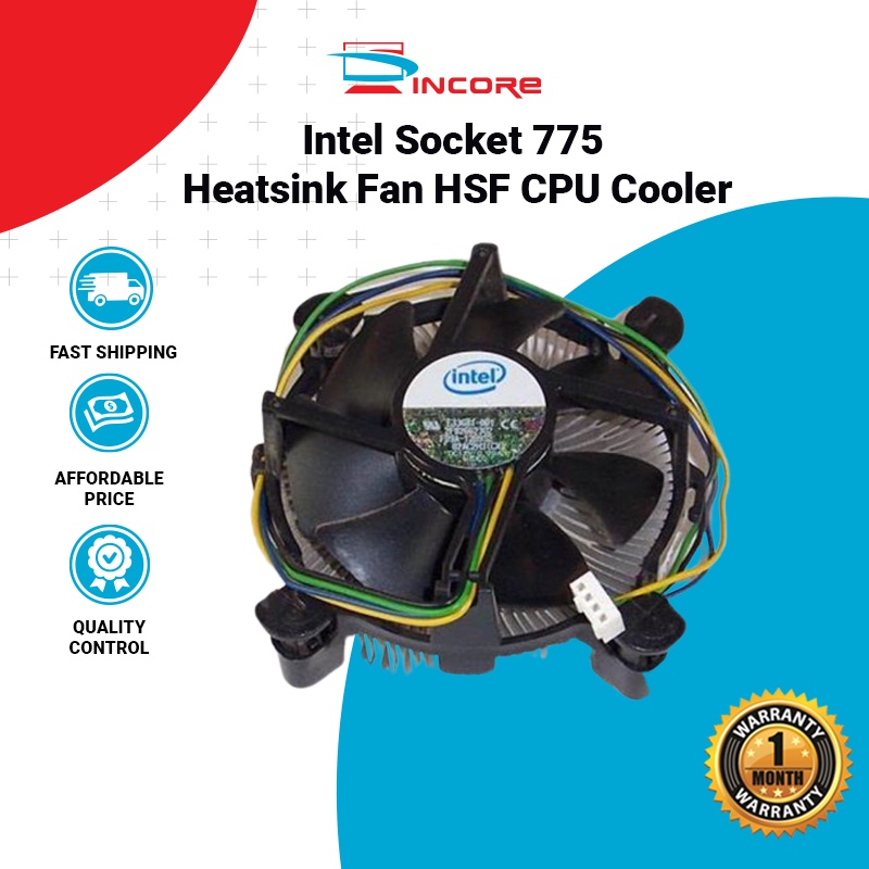 Intel Socket 775 Heatsink Fan HSF CPU Cooler Fan Cooler Air Cooler