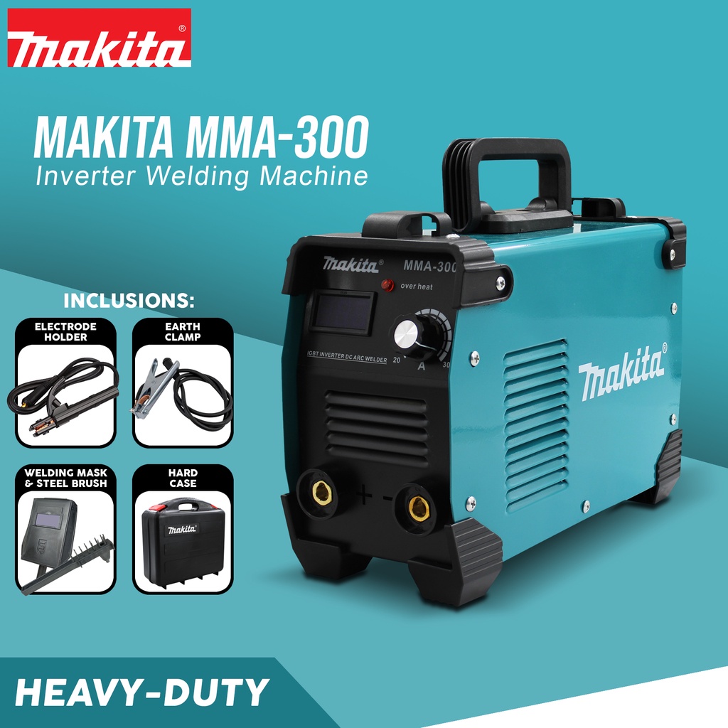 Makita MMA300 IGBT Inverter DC ARC Welding Machine (with Case) Shopee Philippines