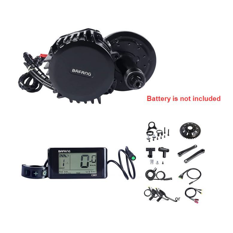 BAFANG 48V 750W Mid Drive Kit With/out Battery, 8Fun BBS02 Electric ...