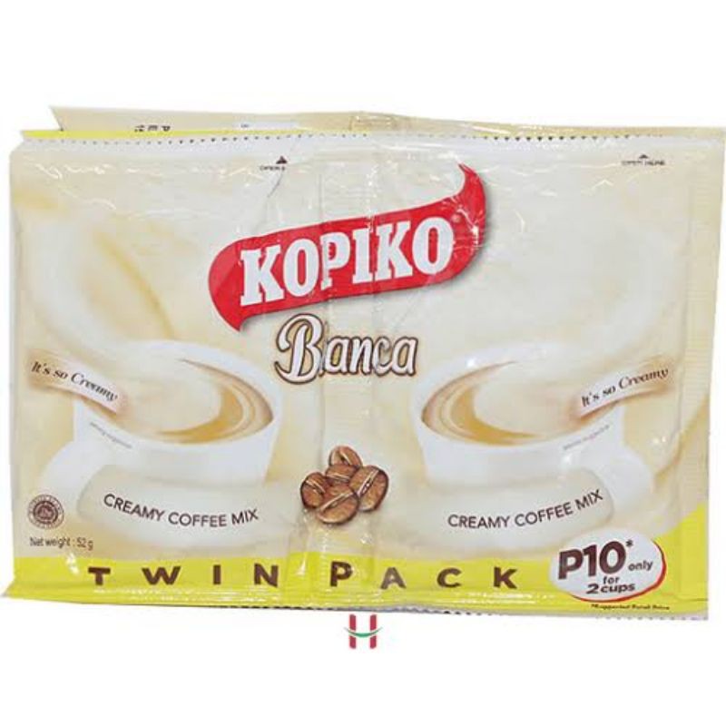 Kopiko Blanca Twin Pack set of 10 (52g/sachet) Shopee Philippines