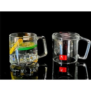 ZB116 aesthetic 370ml Masculine Glass Mug Cup Mug Caffee Latte Cappuccino Korean style #6