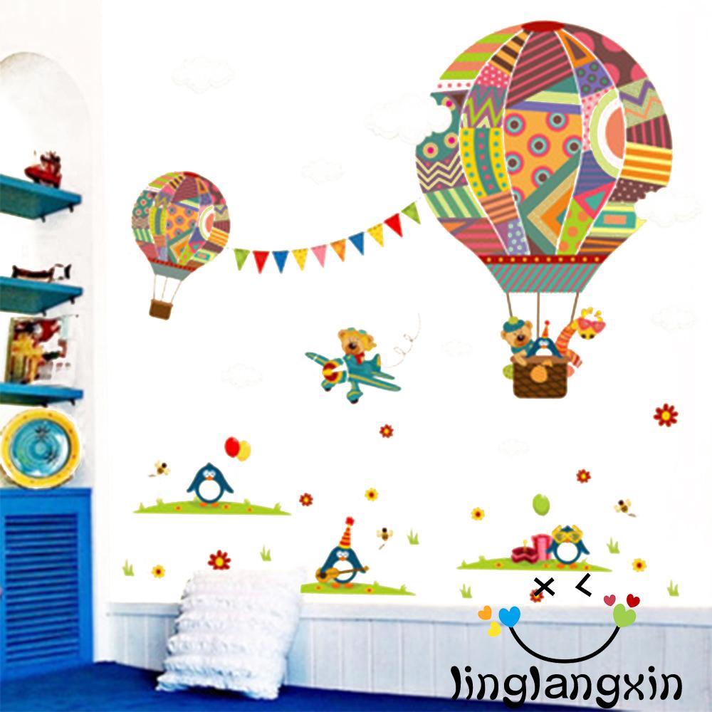 hot air balloon wall decor