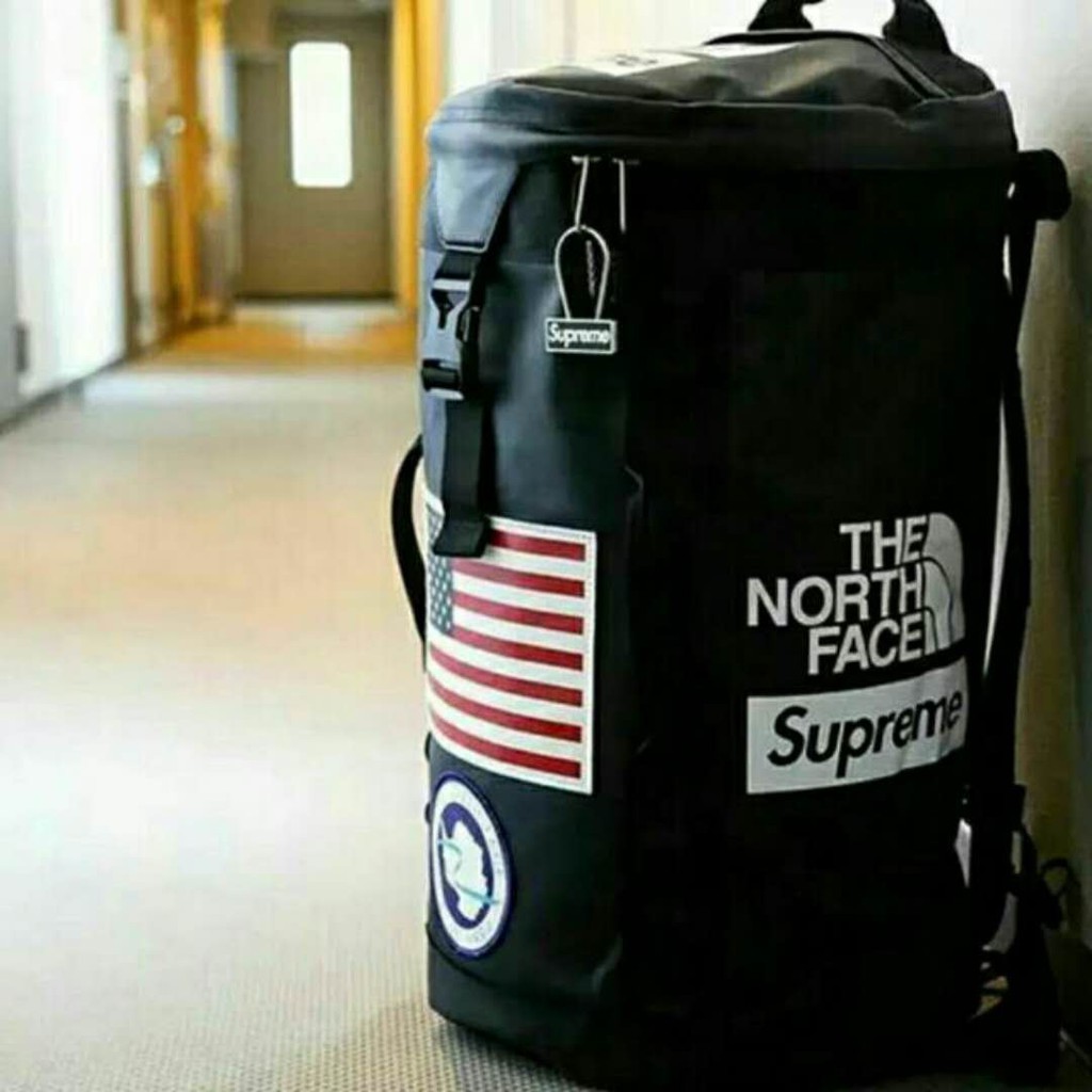 the north face supreme duffle bag