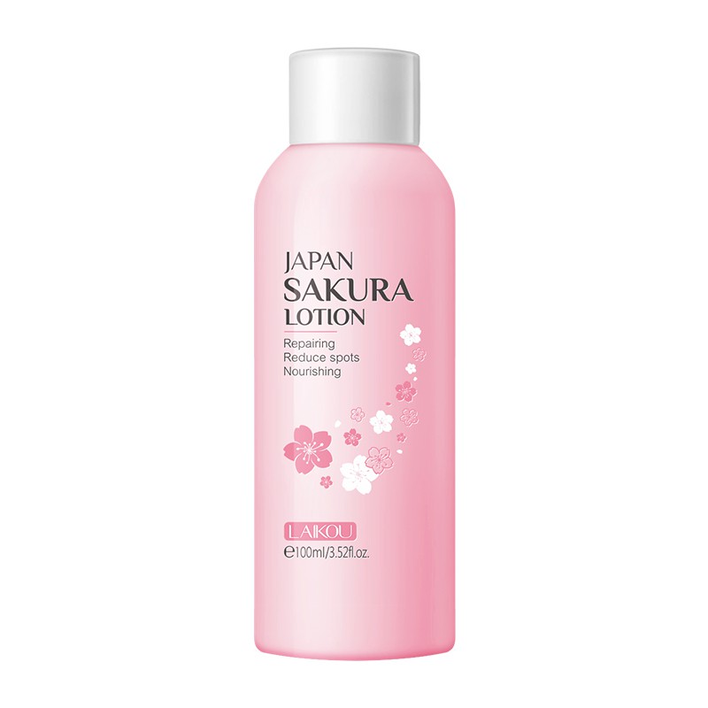 LAIKOU Japan Sakura Face Lotion Oil Control Antiaging Reduce Spots