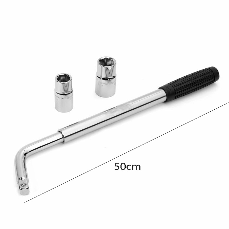 Heavy Duty Telescoping Lug Wrench Spanner Lug Wheel Wrench Extendable