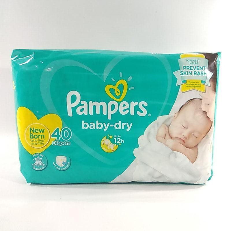 Pampers Baby Dry NewBorn 40 pcs Shopee Philippines