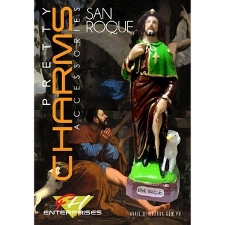 Patron Saint San Roque (size: 11 inches height)