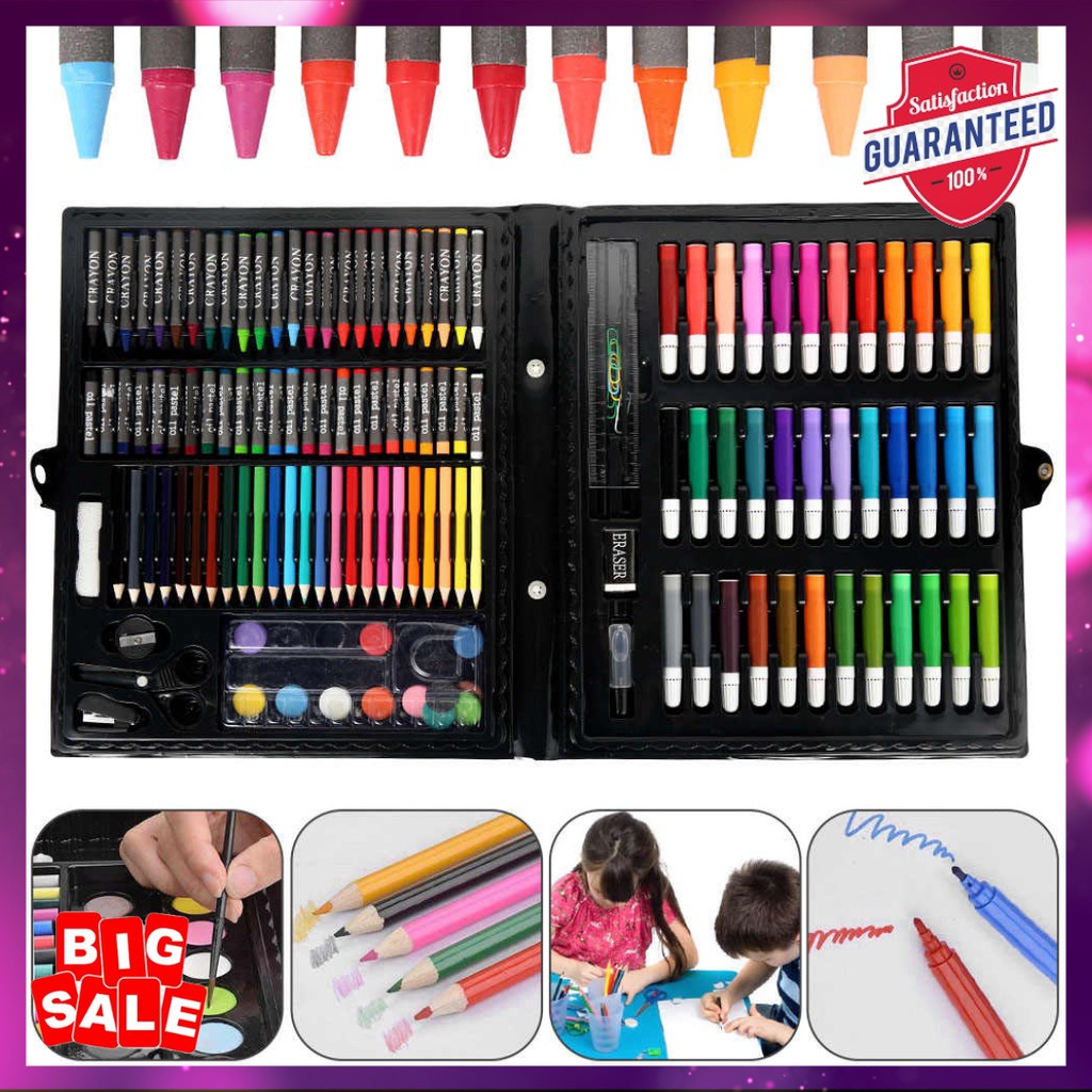 150 PCS Kids Super Mega ART Coloring Set Drawing kids Art Colorful