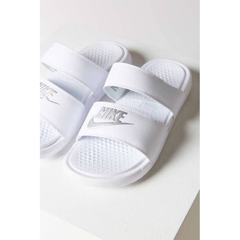 nike sandals two straps