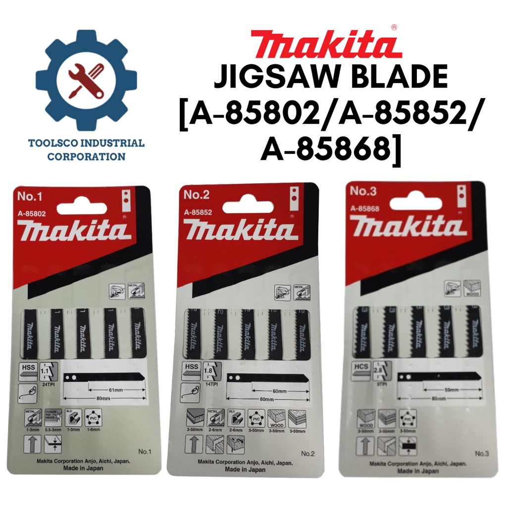 MAKITA JIGSAW BLADE NO. 13 [A80582/A85852/A85868] SOLD PER PIECE