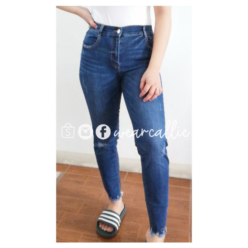 pull and bear high waist skinny jeans