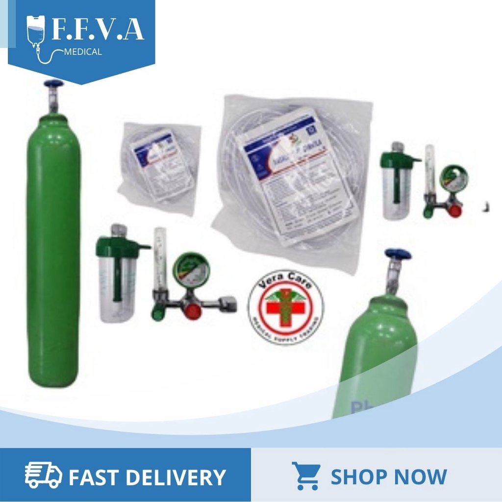 OXYGEN TANK 20LBS COMPLETE SET (WITH CONTENT) (READY TO USE) Shopee