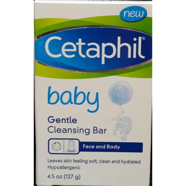 AUTHENTIC! Cetaphil Baby Gentle Cleansing Bar 127g Bath ...