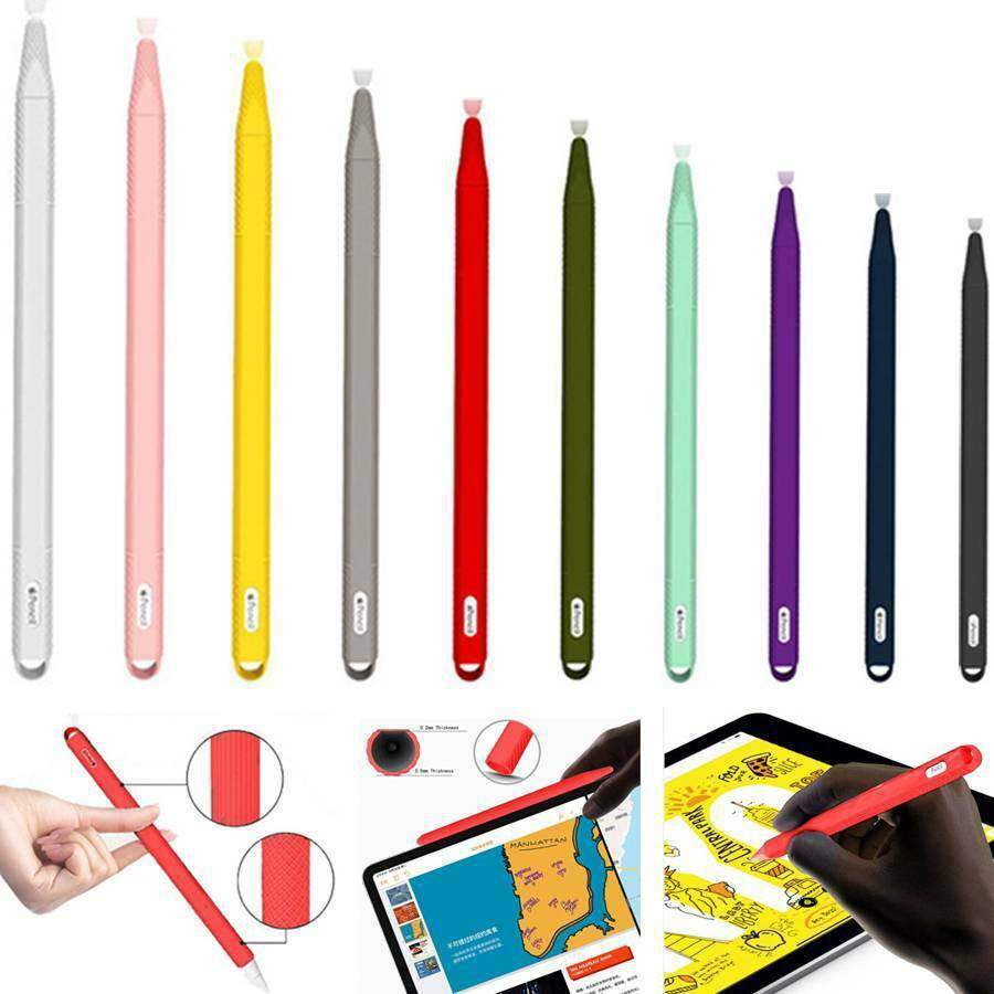 For Apple Pencil 1st Gen Accessories Soft Rubber Case Cover Holder Grip Sleeve Shopee Philippines