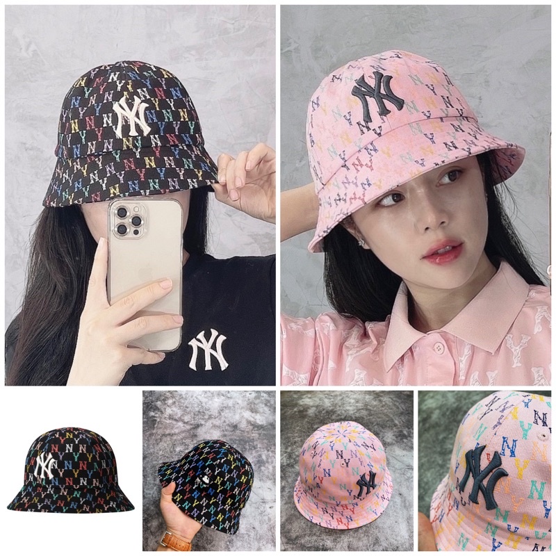 Monogram Diamond Jacquard MLB Bucket Hat Korea –