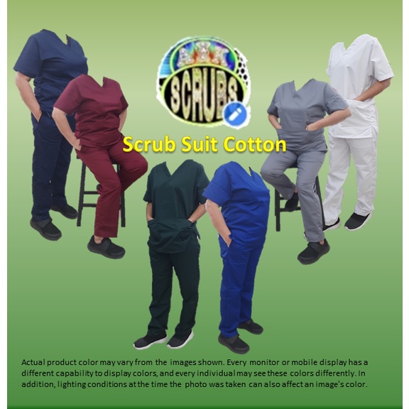 Scrub Suits (Tops and Pants) COTTON Shopee Philippines