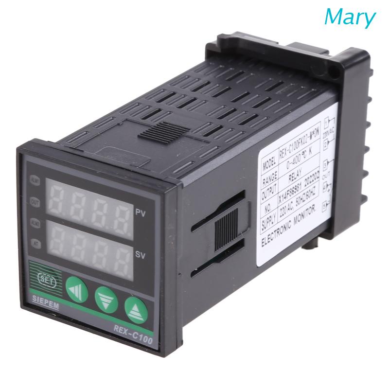 Nikou Digital PID Temperature Controller - REX-C100, 0-1300°C, AC 110V-240V, With K-Type Thermocouple