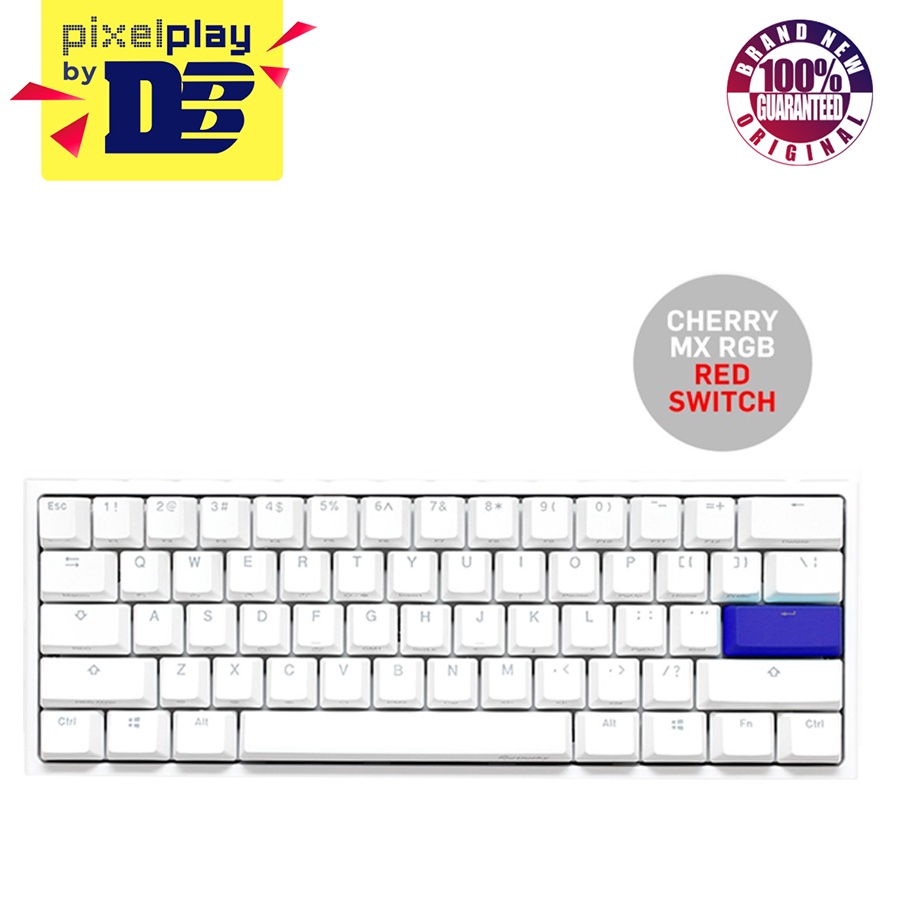 Ducky One 2 Mini White Case Rgb Led Pbt Double Shot Mechanical Keyboard Cherry Mx Rgb Red Switch Shopee Philippines