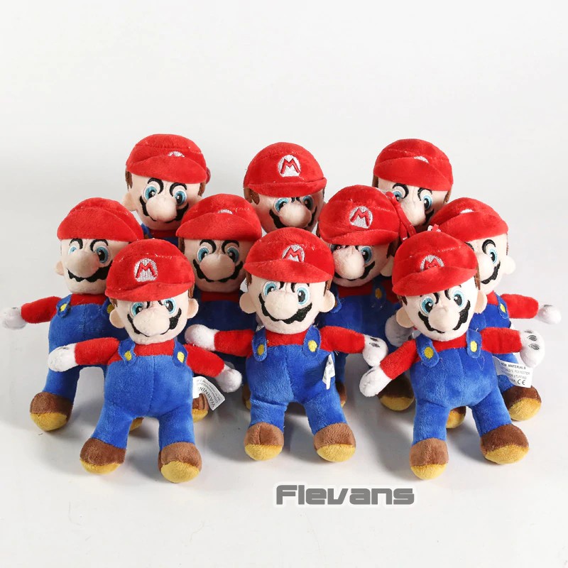 mario and luigi stuffed toys